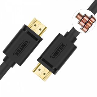 Kabel HDMI M/M 1,5m v2.0, pozłacany, Basic Y-C137M