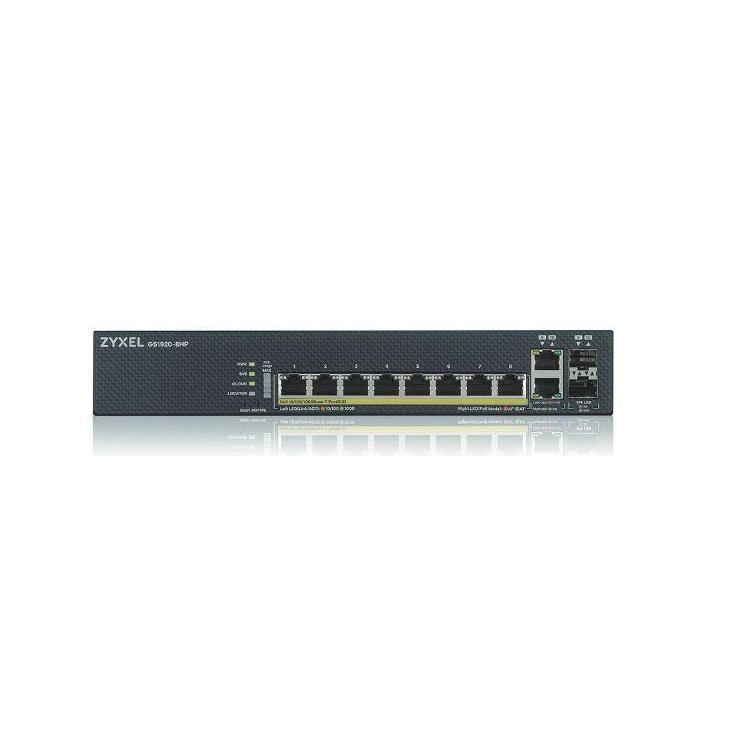 Przełącznik GS1920-8HPv2 10Port Gb 2xGb 130W PoE