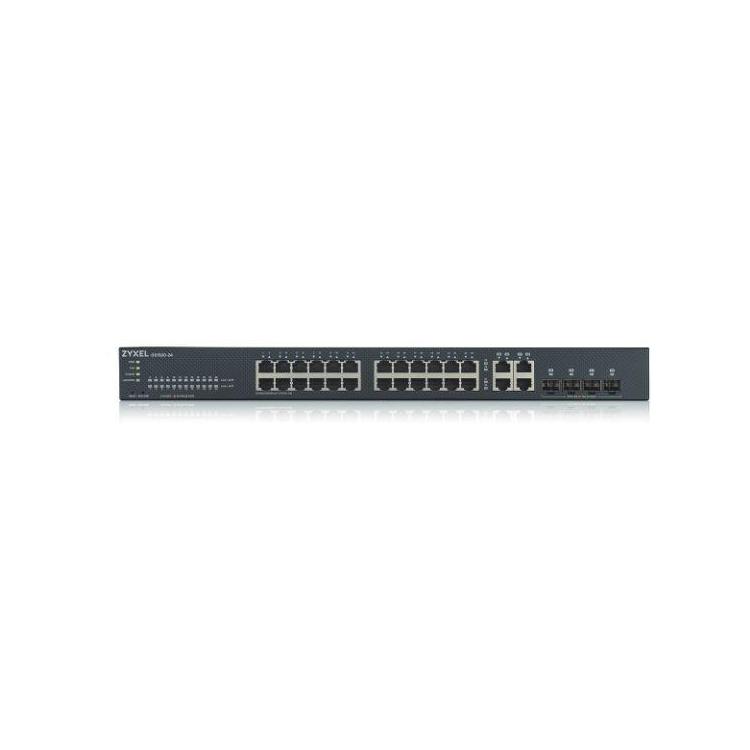 Przełącznik GS1920-24v2 28 Port Smart Managed Switch 24xGb 4xGb Standalone or NebulaFlex Cloud