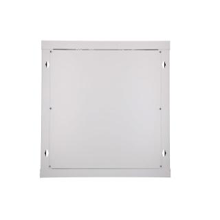 Szafka wisząca rack 12U 600x600 szara szklane drzwi