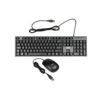 Zestaw klawiatura + mysz IBOX IKMS606 (USB 2.0 (US) czarna, optyczna 800 DPI)