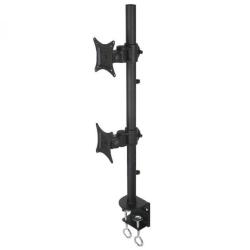 Uchwyt biurkowy Techly 13"-27", 2x10kg na 2 monitory...