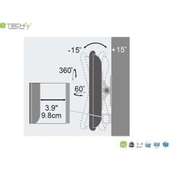 Uchwyt ścienny Techly 13"-30", 23kg obrotowy