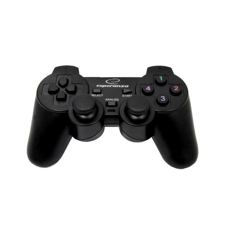 Gamepad Esperanza EG102 (PC, PS3 kolor czarny)