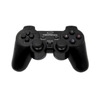 Gamepad Esperanza EG106 (PC, PS2, PS3 kolor czarny)