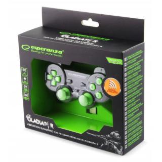 Gamepad bezprzewodowy Esperanza GLADIATOR EGG108G (PC,...