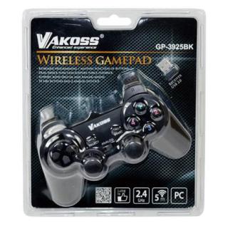 Gamepad bezprzewodowy VAKOSS GP-3925BK (PC, PS3 kolor...