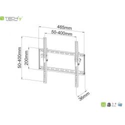 Uchwyt ścienny Techly 23"-55", 45kg slim