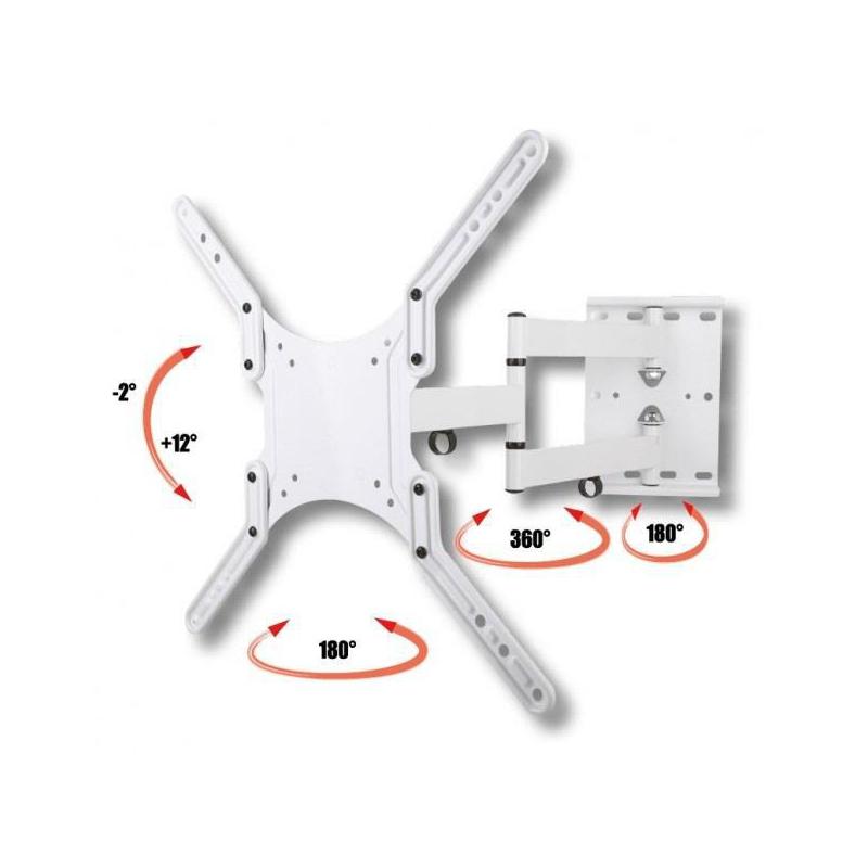 Uchwyt ścienny Techly 23"-55", 45kg obrotowy