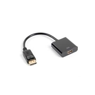 Adapter Lanberg AD-0009-BK (DisplayPort M - HDMI F 0,10m...