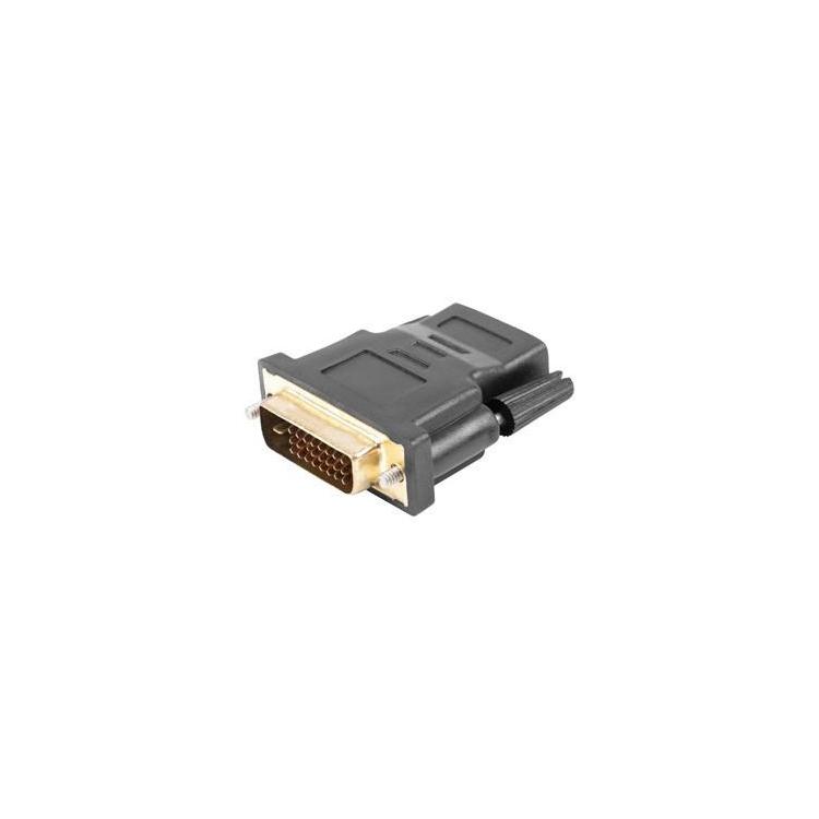 Adapter Lanberg AD-0010-BK (HDMI F - DVI-D (24+1) M kolor czarny)