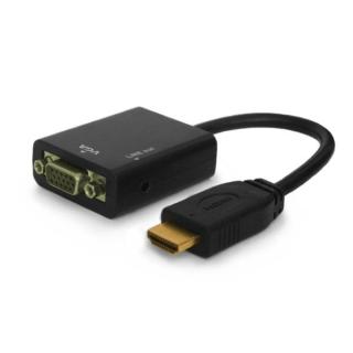 Adapter SAVIO cl-23 (HDMI M - D-Sub (VGA) F 0,20m kolor czarny)