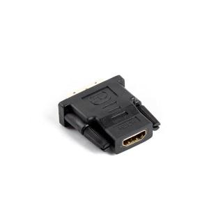 Adapter Lanberg AD-0013-BK (HDMI F - DVI-D M kolor czarny)