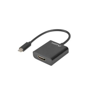 Adapter Lanberg AD-UC-HD-01 (USB typu C M - HDMI F 0,15m...