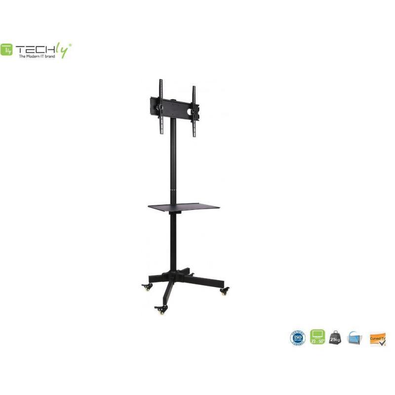 Stojak mobilny Techly 23"-55", 25kg regulowany