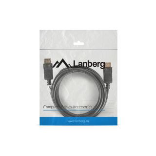 Kabel Lanberg CA-DPDP-10CC-0030-BK (DisplayPort M - DisplayPort M 3m kolor czarny)