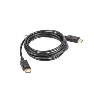 Kabel Lanberg CA-DPDP-10CC-0030-BK (DisplayPort M - DisplayPort M 3m kolor czarny)