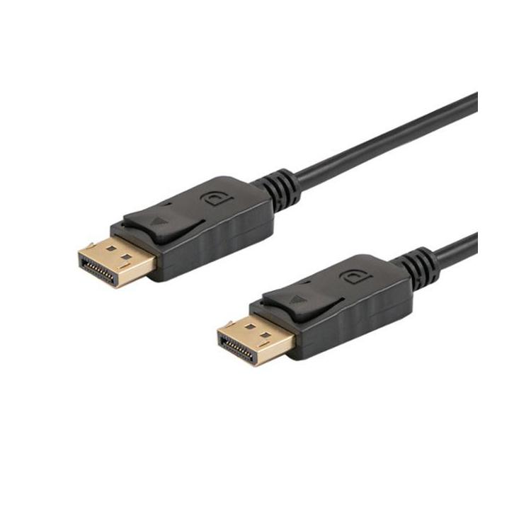 Kabel SAVIO CL-136 (DisplayPort M - DisplayPort M 2m kolor czarny)