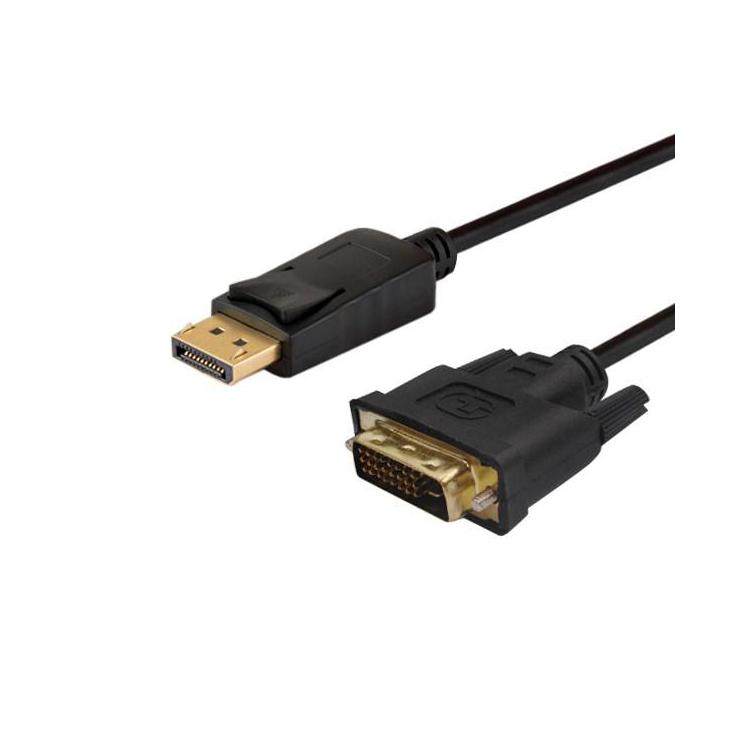 Kabel SAVIO CL-106 (DisplayPort M - DVI-D M 1,8m kolor czarny)