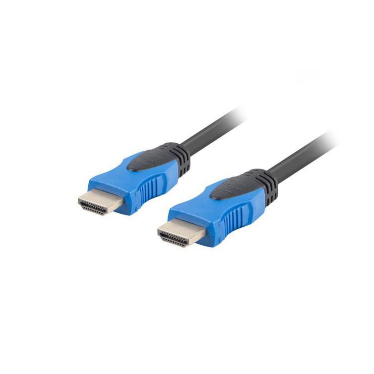 Kabel Lanberg CA-HDMI-20CU-0005-BK (HDMI M - HDMI M 0,50m kolor czarny)