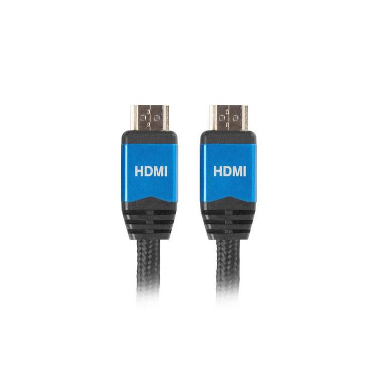 Kabel Lanberg Premium CA-HDMI-20CU-0018-BL (HDMI M - HDMI M 1,8m kolor czarny)