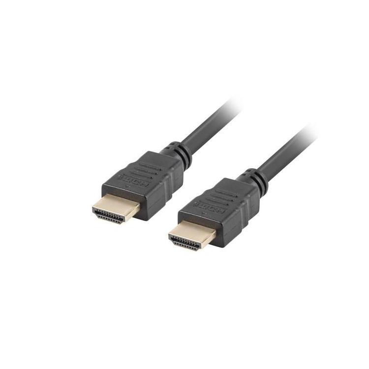 Kabel Lanberg CCS CA-HDMI-11CC-0010-BK (HDMI M - HDMI M 1m kolor czarny)