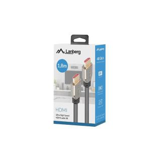 LANBERG KABEL HDMI M/M V2.1 1.8M 8K 60HZ CA-HDMI-30CU-0018-BK