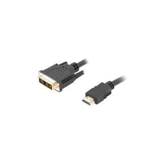 Kabel Lanberg CA-HDDV-10CC-0018-BK (HDMI M - DVI-D (18+1)...