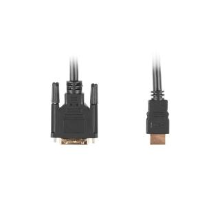 Kabel Lanberg CA-HDDV-10CC-0018-BK (HDMI M - DVI-D (18+1)...