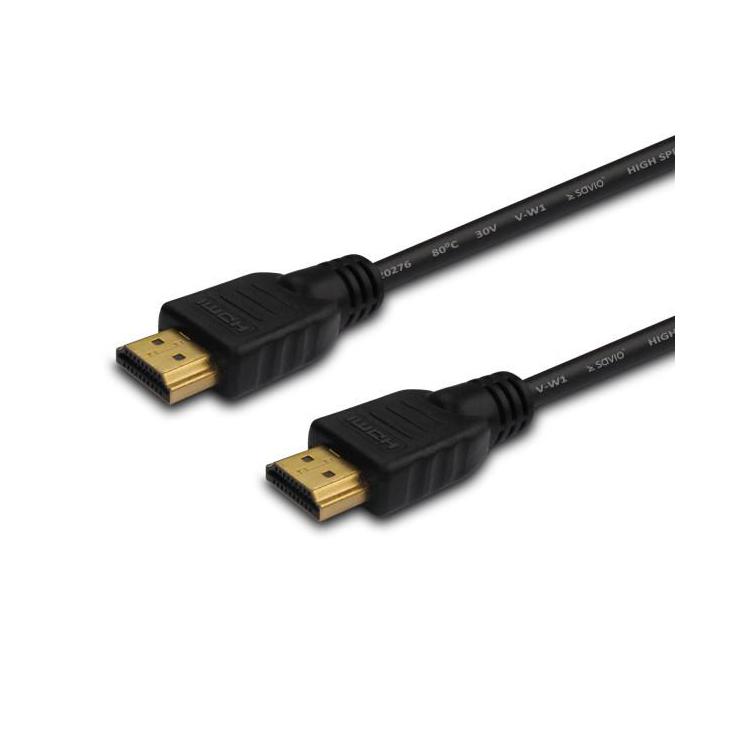 Kabel SAVIO cl-08 (HDMI M - HDMI M 5m kolor czarny)