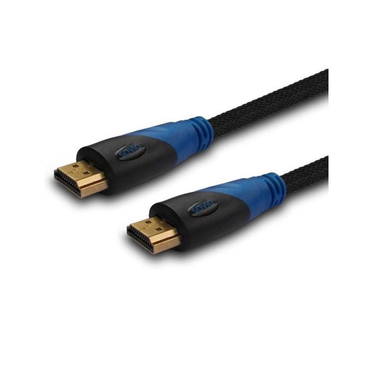 Kabel SAVIO cl-49 (HDMI M - HDMI M 5m kolor czarny)