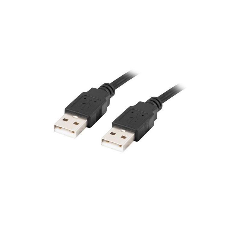 LANBERG KABEL USB-A 2.0 M/M 1.8M CZARNY CA-USBA-20CU-0018-BK