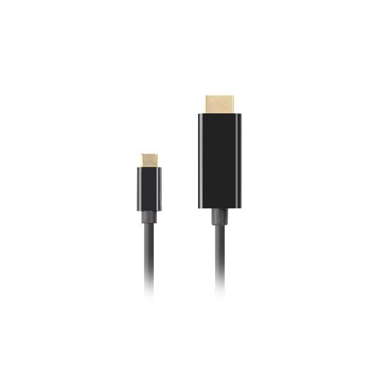 LANBERG KABEL USB-C(M)- HDMI(M) 0.5M 4K 60HZ CZARNY CA-CMHD-10CU-0005-BK