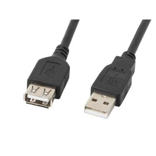 Kabel Lanberg CA-USBE-10CC-0030-BK (USB 2.0 Męski - USB...