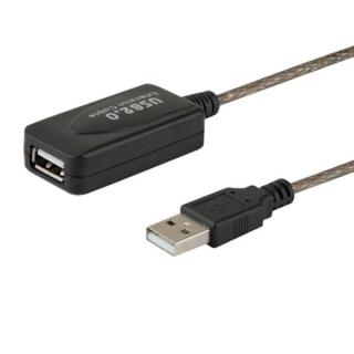 Kabel SAVIO cl-76 (USB 2.0 typu A M - USB 2.0 typu A F 5m...