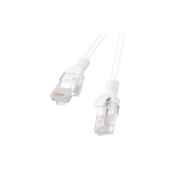 Patchcord U/UTP Lanberg PCU5-10CC-0300-W (RJ45 - RJ45 3m UTP kat. 5e kolor biały)