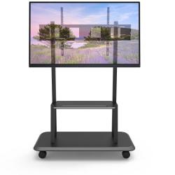 Stojak mobilny Techly 55"-120" 150kg z półką