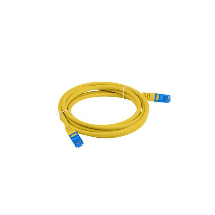 LANBERG PATCHCORD S/FTP KAT.6A 1.5M ŻÓŁTY LSZH CCA (FLUKE PASSED) PCF6A-10CC-0150-Y