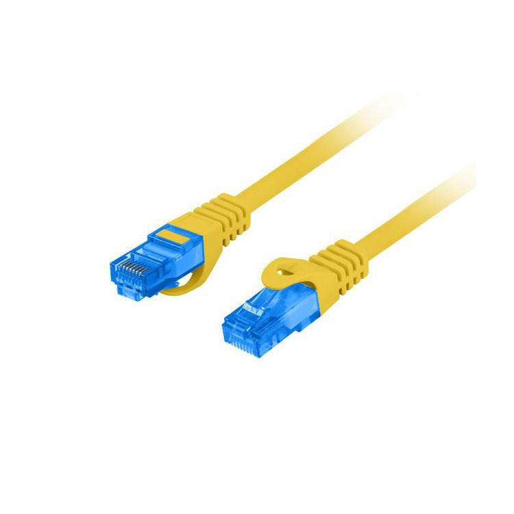 LANBERG PATCHCORD S/FTP KAT.6A 10M ŻÓŁTY LSZH CCA (FLUKE PASSED) PCF6A-10CC-1000-Y