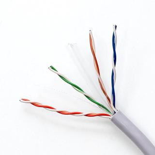 QOLTEC KABEL SIECIOWY SKRĘTKA UTP | CAT6 | 305M | PVC SZARY