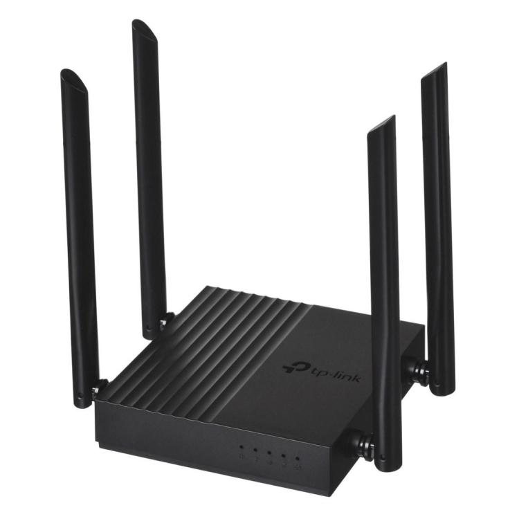 Router TP-LINK Archer C64 Obsługa standardu Wi-Fi 802.11ac Wave2 – 867 Mb/s w paśmie 5 GHz i 400 Mb/s w paśmie 2,4 GHz†.