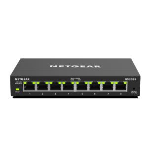 Switch smart NETGEAR GS308E-100PES (8x 10/100/1000Mbps)