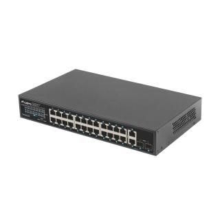 LANBERG SWITCH POE RACK 19" 24X 1GB POE+/2X GB/2X SFP 250W RSGE-24P-2GE-2S-250