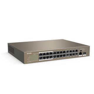 Switch PoE Tenda TEF1126P-24-250W (1x 10/100/1000Mbps,...