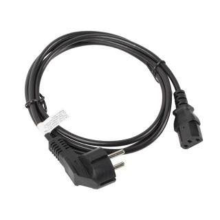 Kabel Lanberg CA-C13C-10CC-0018-BK (C13 / IEC C13 / IEC...