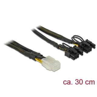 DELOCK KABEL ROZDZIELACZ ZASILANIA PCI-E 6PIN(F)- 2X...