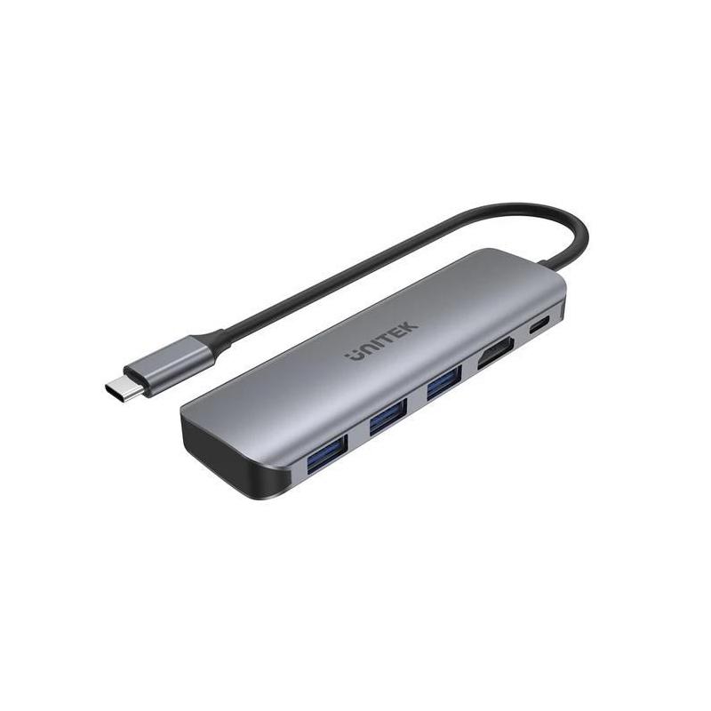 Hub USB-C Unitek H1107E 3x USB 3.1 Gen 1, PD 100W, HDMI