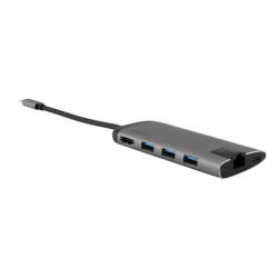 Hub USB Verbatim Multi Port 3x USB 3.0, USB-C 3.1, HDMI...