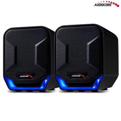 Głośniki Audiocore AC865B komputerowe 6W USB Blue&Black