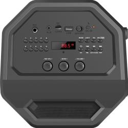 Głośnik Defender RAGE Bluetooth 50W MP3/FM/SD/USB/AUX/TWS/MIC/LED KARAOKE czarny PILOT